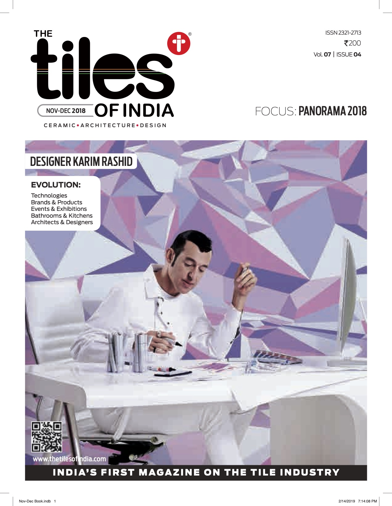 The Tiles of India Magazine - Nov Dec 2018 Issue