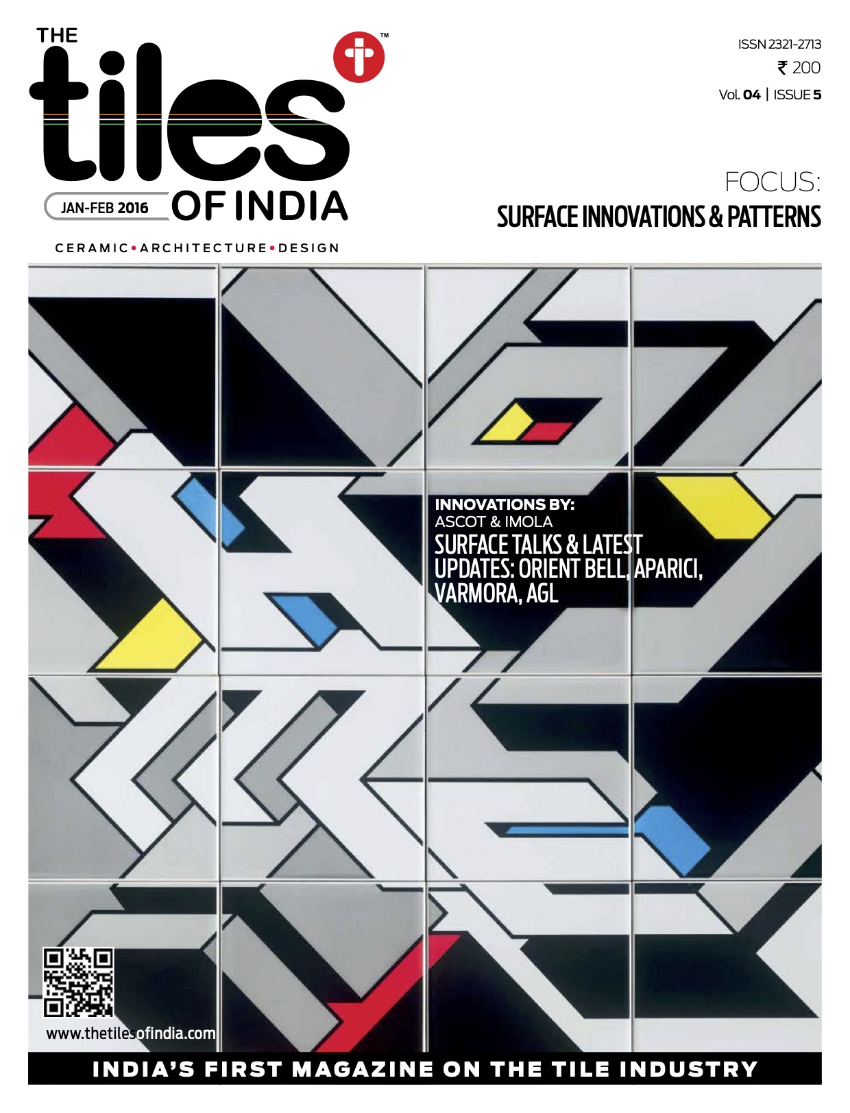 The Tiles of India Magazine - Jan Feb 2016 Issue