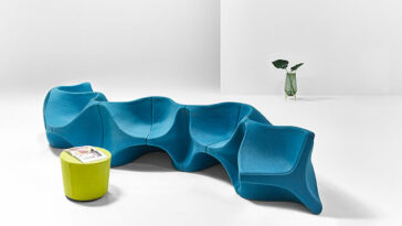 Flexible chairs designed by Karim Rashid