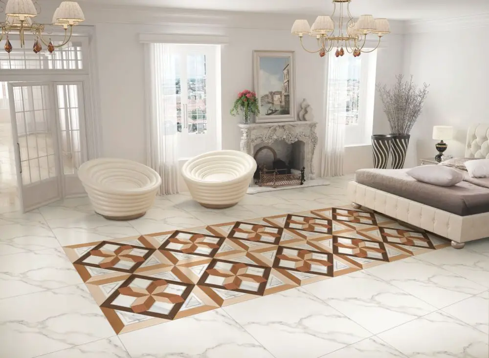 floor tiles design in living room