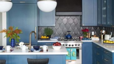 Baby Or Ocean Blue Kitchen Cabinets_5