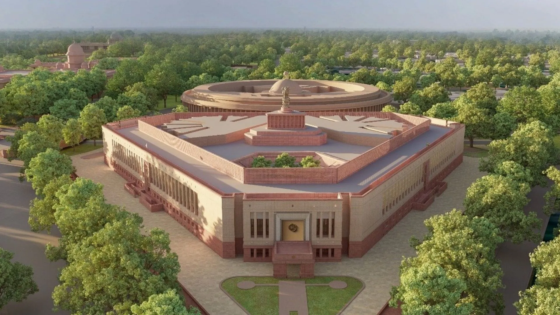 India's New Parliament Building - The Tiles of India